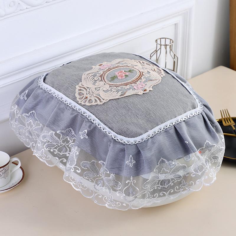 Universal Rice Cooker Dust Cover Air Fryer Cover Lace Rice Pot Cover Kitchen Electric Pressure Cooker Protector Dustproof Cover