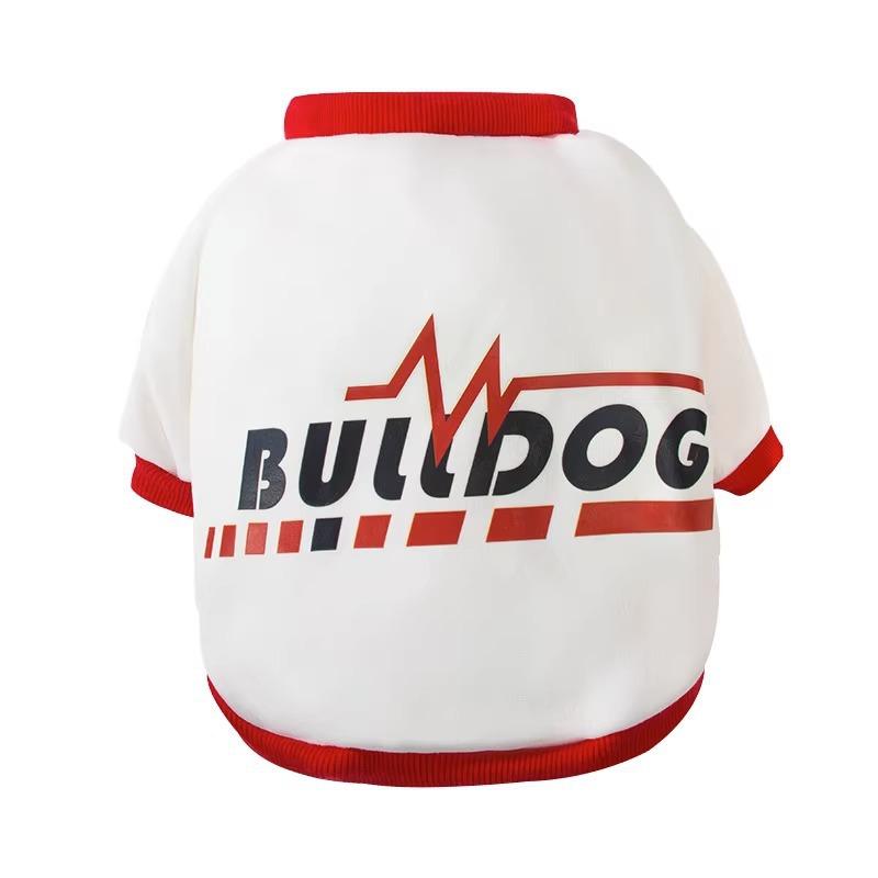 Autumn and Winter French Fighting Dog Clothes Bulldog Schnauzer Medium Dog Autumn Thin Sweater Festive Pet Clothes