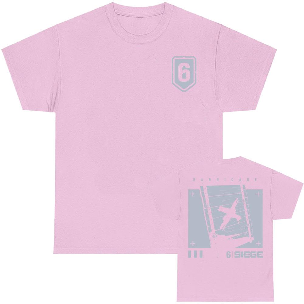 Hot Game Rainbow6 Six Siege Tees Summer Oneck Loose Male Tshirt Unisex Streetwear Short Sleeve Loose Fashion Tshirts Unisex Merch