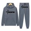 Gothic Punk Rock Letter Hoodie & Sweatshirt Set - Trendy Streetwear