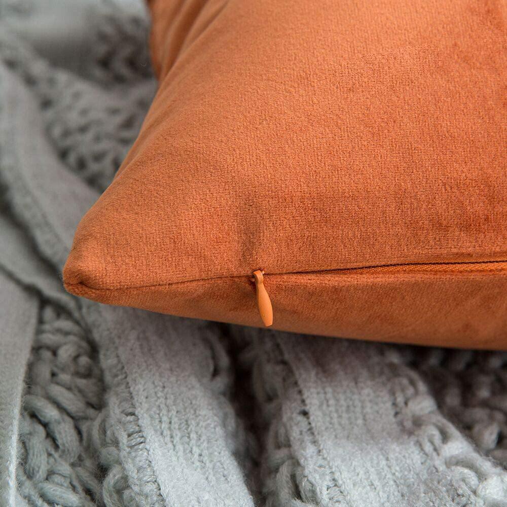 Sametový povlak na polštář v severském stylu, domácí polštář, odnímatelný, pratelný, jednobarevný, holandský samet, medový samet, polštář v retro stylu