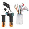 36V 48V 350W Universal Brushless Controller and Universal Number Lock Throttle Grip Set