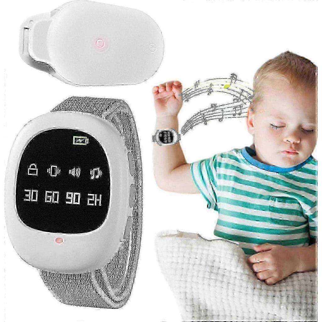 Alarm moczenia nocnego dla dzieci, Bezprzewodowy alarm moczenia nocnego, Ładowalny zegarek do nauki czystości, Alarm moczenia nocnego