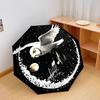 1 PC Automatic Folding Umbrella - Snowy Owl Pattern, Portable & Foldable Design with 8 Ribs, Christmas Birthday Gifts