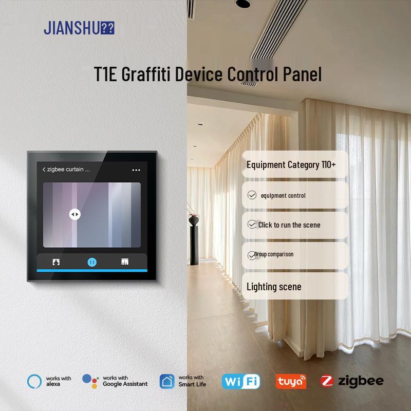 Graffiti Tuya 4  Zigbee Smart Hub with Alexa Voice Control No