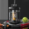 Water Bottle Summer Sports Kettle Fitness Men and Women Portable 1100ML High Temperature Resistant Large Capacity with Straw Ton Ton Barrel
