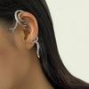 1 pièce Manchette d'oreille Gothique Fée Démon Elfe Aile Boucles d'oreilles sans perçage pour Femmes Rétro Irrégulier Clips d'oreille sombres Bijoux d'Halloween Cadeau Nouveau
