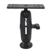 Fish Finder Mount High Strength C Type 1.5 Inch Ball Head Long Arm Marine Electronics Mount Replacement for RAM Kit T