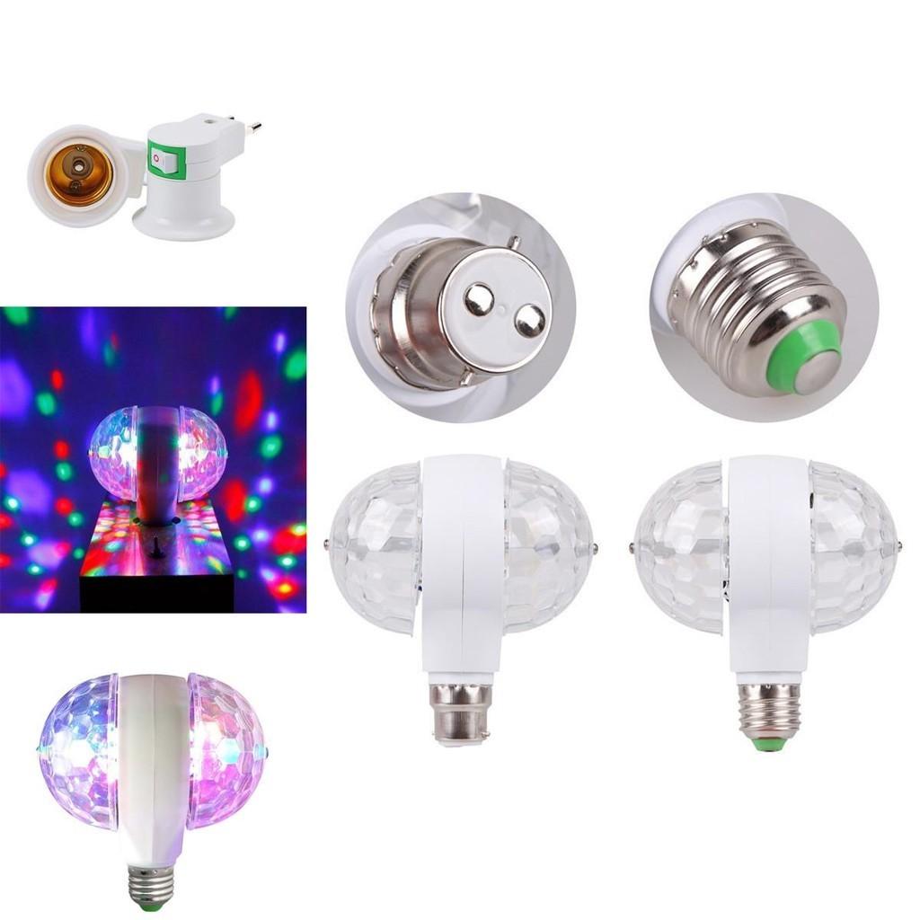 E27 6w Double-headed Led Ball Stage Rgb Light Bulb With Stunning Color Effects