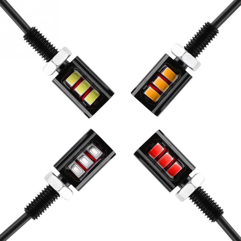 Car 12v Motorcycle 3led 2pcs License Plate Light Eagle Eye Light