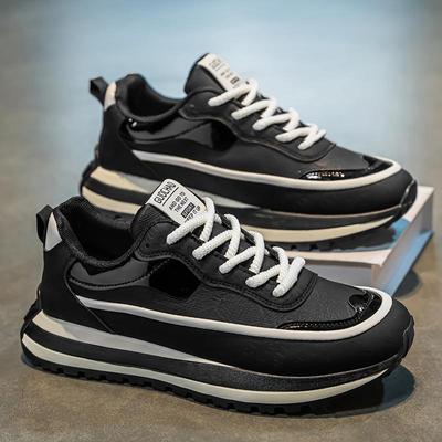2025 Spring New Casual Teen Low-top Dad Shoes Trend Thick-soled Heightening Shoes Sports Casual Shoes Men