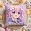 Hyperdimension Neptunia Cute Cushion Cover Home & Car Multi-Scene Pillow Cover - Reversible, Soft & Durable For Daily Use
