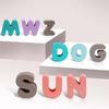 Matching Games Alphabet Number Puzzle Mathematics Kids Puzzle Toys 3D Wooden Board  Birthday Gift