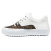 Force Low Top Stylish Skateboarding Shoes Women's White Brown 8E8109AF5CF1DV2