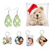 82Pcs Acrylic Heat Transfer Discs for Jewelry Crafting Sublimation Blanks Charm for Keychains Earrings Clear Pendant