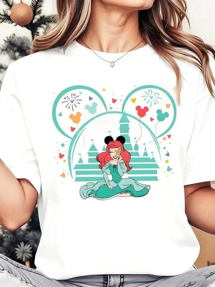 Mickey Ears Castle Princess TShirt Unisex S