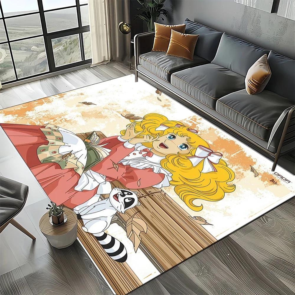 Candy Candy 27 Style New 3D Girl Cartoon AnimeRug Carpet for Living Room Bedroom Decor,Non-slip Decoration for Sofa Doormat Kid