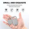 Stainless Steel Flat Speed Bottle Cap Opener Remover Bar Blade Home Hotel Professional Beer Bottle Opener Key Chains