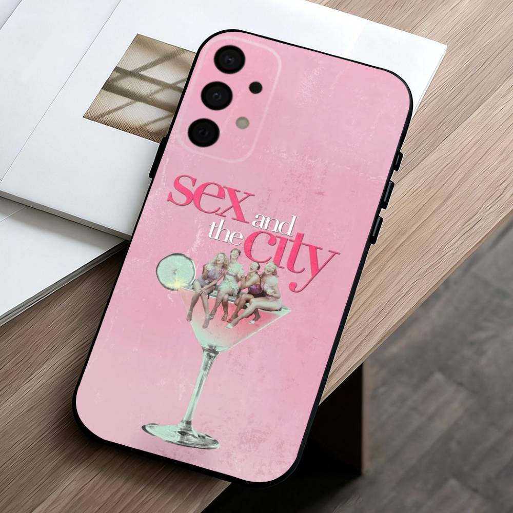 S-Sex and the City  phone Case For Samsung Galaxy A73,A72,A71,A70,A53,A52,A51,Others Soft Black Shell