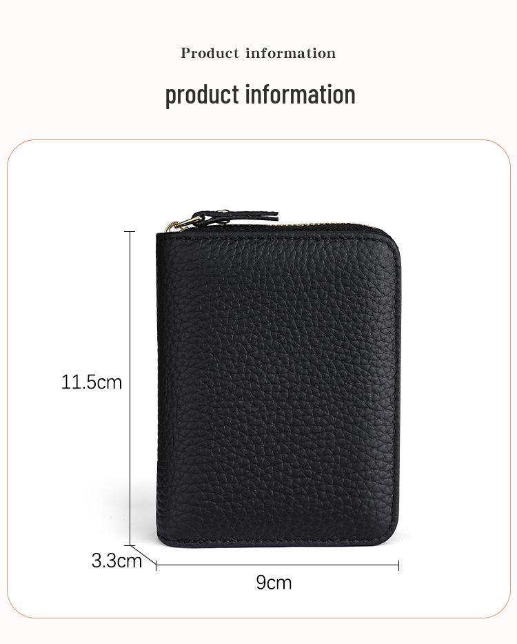 Women's Japanese Mini RFID Leather Wallet: Anti-Theft Card Holder & Zipper Coin Purse