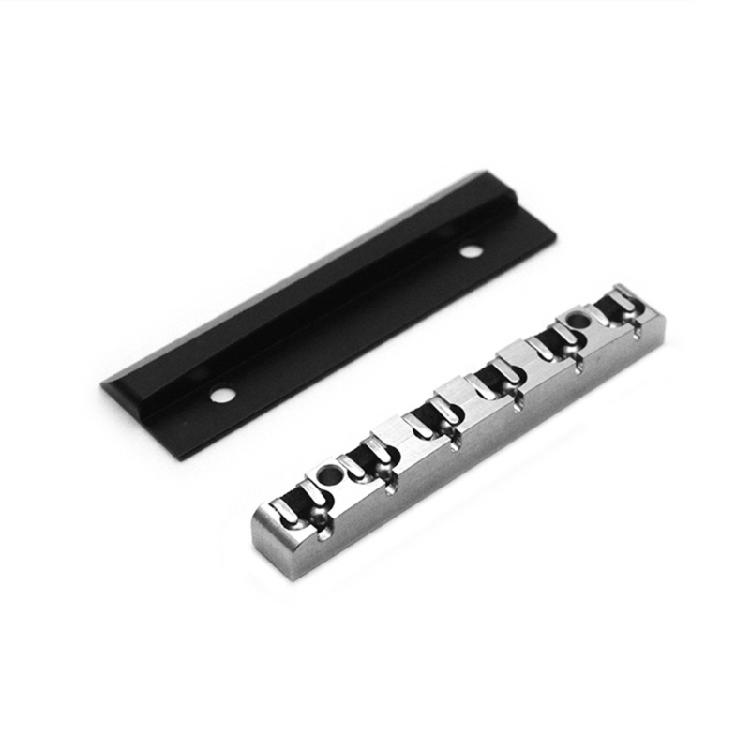 

Precisions Engineered Metal Guitar Nut Replacement Roller Nut Metal Texture for Electric Guitars Smooth Playabilitys 1