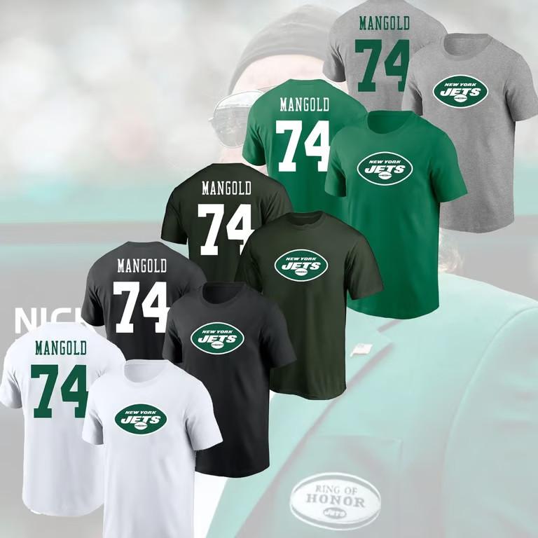HOT RIP N. Mangold #10 NY Jet. 2025 Player Name & Number Fan Gift Unisex T-Shirt XXXXL