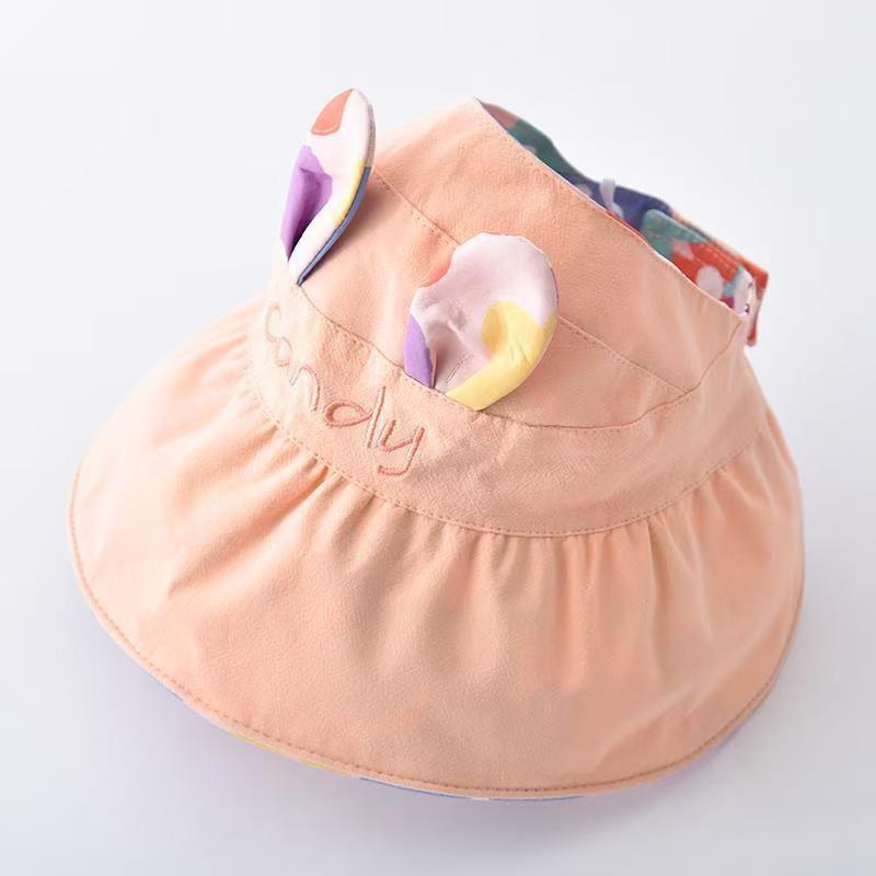 Kids' Summer Wide Brim UV Protection Reversible Sun Hat