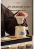 Portable Ru Kiln Tea Set for Outdoor Travel: Includes Bag and Quick-Draw Cup for Camping and Tourism