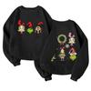 Children's Fashionable Lightweight Long-sleeved Round Neck Pullover With Pockets Printed Pullover