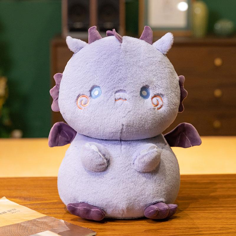 35cm Cartoon Loong Plüschpuppe Stofftier Kawaii China Drache Spielzeug Flügel Langer Schwanz Plüschtier Geburtstagsgeschenk