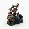 Retro Wine Barrel Shape Resin Fish Tank Ornaments Aquarium Landscape Ornament Aquarium Decorations Home Craft Fish Tank Statue