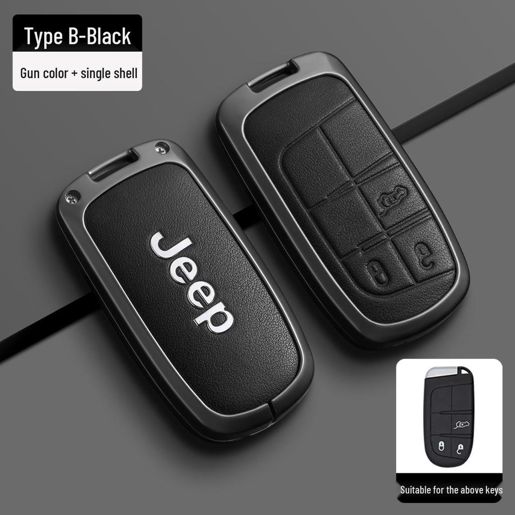 Jeep Key Case for Compass, Renegade, Cherokee, Grand Commander