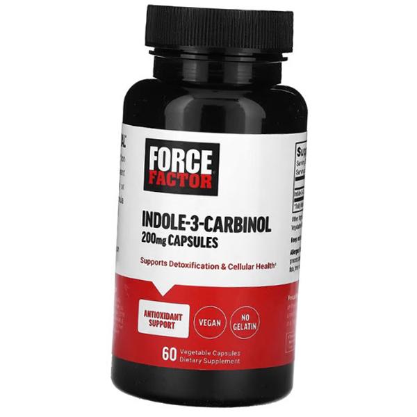 

Indole-3-Carbinol, Indole-3-Carbinol 200, Force Factor 60vegcaps (72641012) 60vcaps