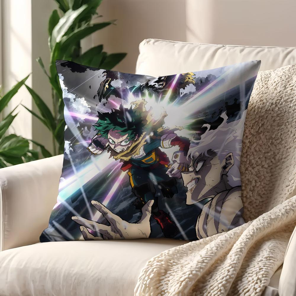 My Hero Academia Anime 8 cushion cover For Pillow Sofa Printing Decoration Room Home Office Coffee Shop Car Nordic Simplicity