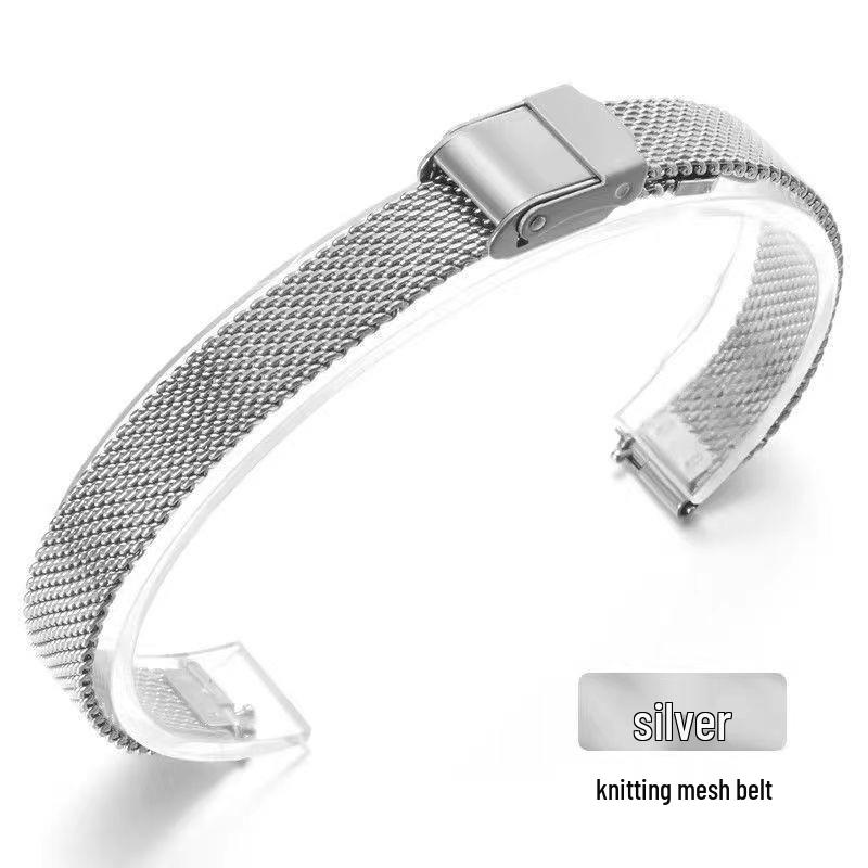 Little Green Women's Stainless Steel Watch with Milanese Mesh Band, Compatible with DW.