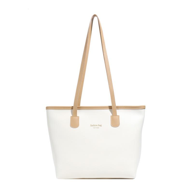 Large-capacity bag to work, new casual class, shoulder texture, fashionable and versatile commuter tote bag, autumn