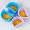 1-2pcs Bird Feeding Bowl Parrot Feeder Dish Easy to Install Bird Cage Feeder for Small Animals Pigeon Budgie Parakeets Lovebirds