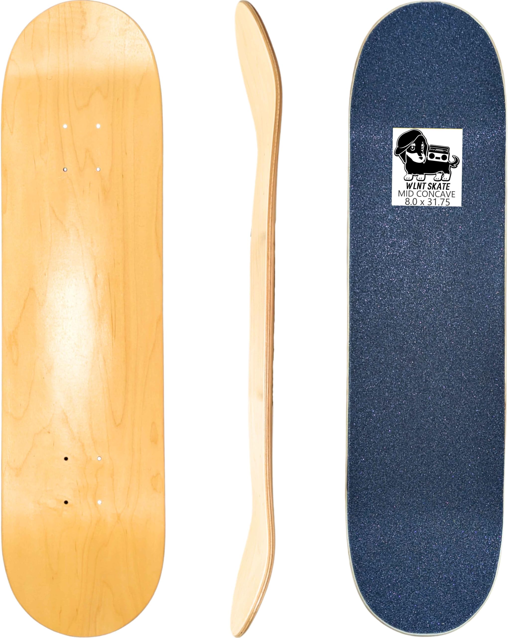 

Дека для скейтборда WalnutSkate, пустая дека для начинающих и профессионалов, 7-слойная дека для скейтборда, белая береза, горячая 7,25/7,75/8,0/8,25/Cruiser [отечественный бренд]