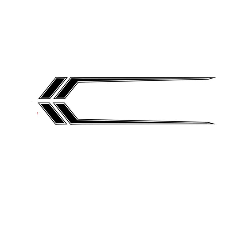 

Car Truck or Suv Stripe Racing Graphic Decal Sticker Set 172x21.3cm