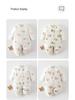 Unisex Baby Quilted Cotton Jacket & Jumpsuit - 120g Warm Autumn/Winter Bodysuit for Infants