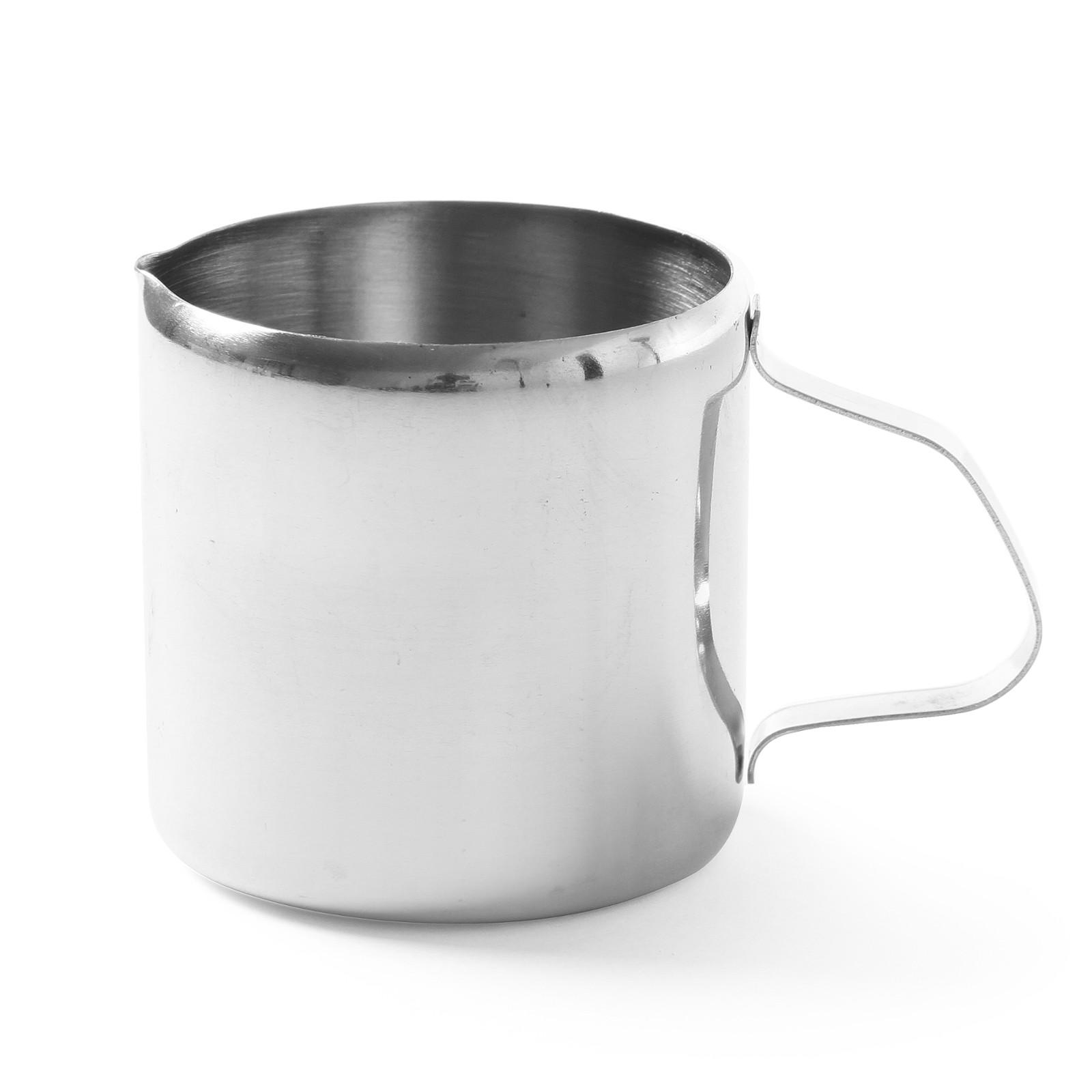 Jug, cup for creamer, milk, coffee, stainless steel, 90ml, Hendi 450307