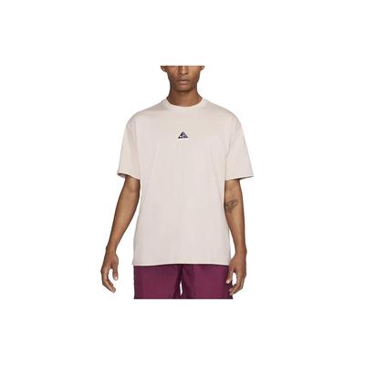 ACG Logo Print Crew Neck T-Shirt Men Tops Flesh DQ1815-601