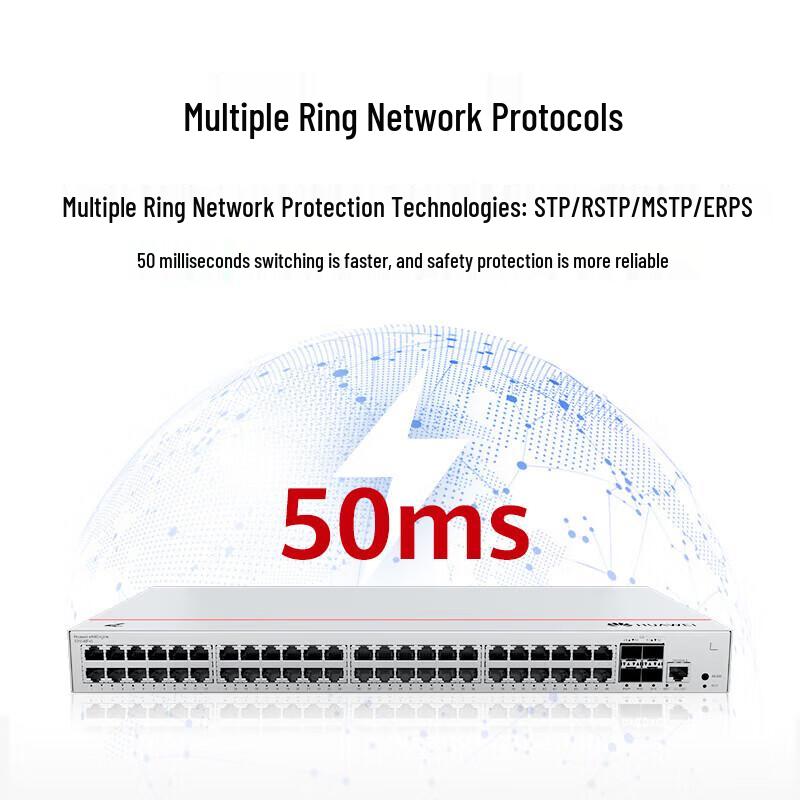 Huawei Kunling S310 Series 48-Port PoE Gigabit Switch CN Plug (adapter Included)