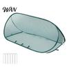 Foldable Plant Net Pop-up Cover Netting Garden Mesh with Ground Spikes Insect Barrier Outdoor Protection Crop Cage Raised Bed for Rows Vegetable Fruit