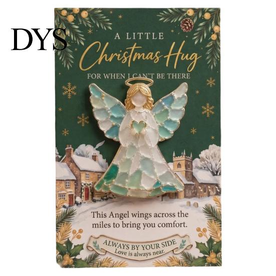Holiday Gathering Props Christmas Pocket Hug Card, Mini Greeting Token with Home Accents Festive Design, Gift for Friends Family, Party Favor Keepsake