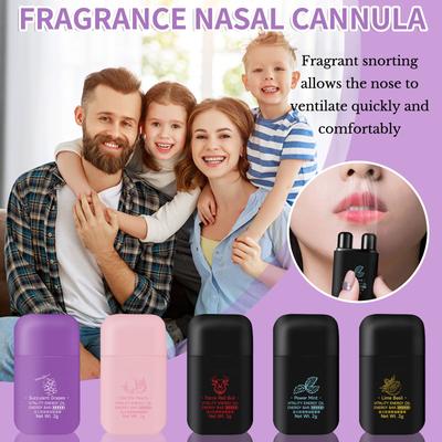 Vitalität Kraft Ätherisches Öl Energieriegel Müdigkeitsbedingtes Fahren Nasale Inhalation Kühlendes Öl Doppeltes Nasenloch