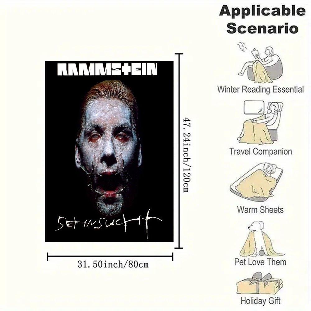 """RAMMSTEIN 'Sehnsucht' Album Cover Artwork T-Shirt""Decke Flanell-Kuscheldecke für Sofa, Bett, Reisen, Camping, Büro, Couch, Stuhl und B"""