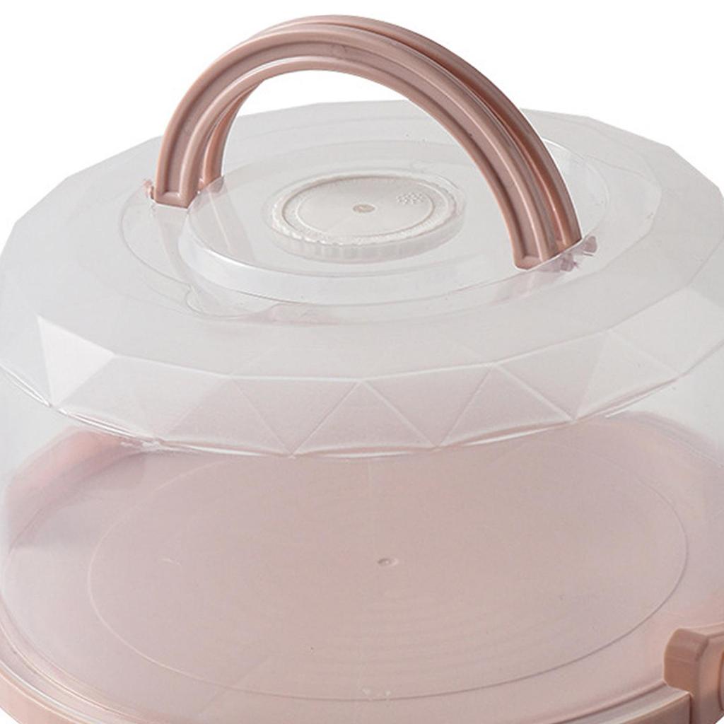 8-Zoll Kuchen-Träger mit Deckel Cupcake-Behälter für Küche Picknick Kekse