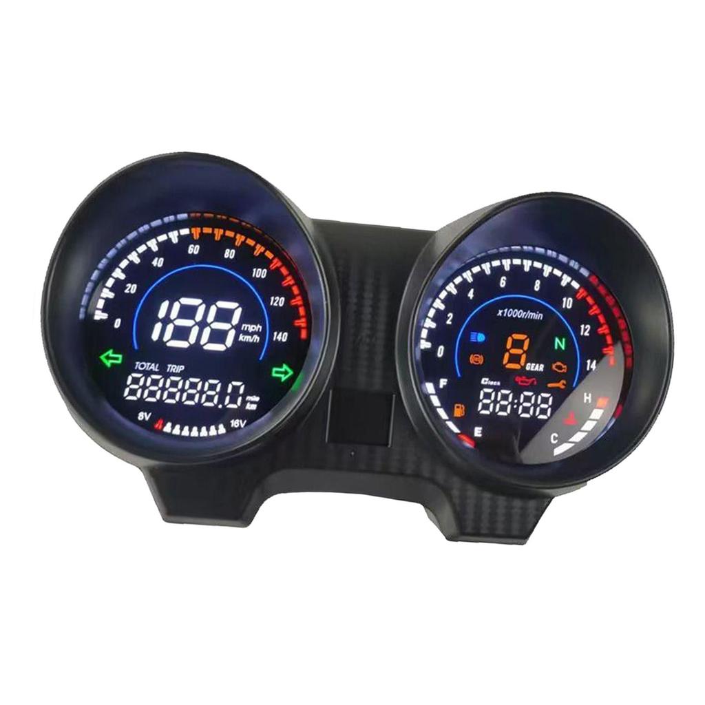 Digital Motorcycle Speedometer MPH Dashboard for Brazil CG150 Durable Accessory