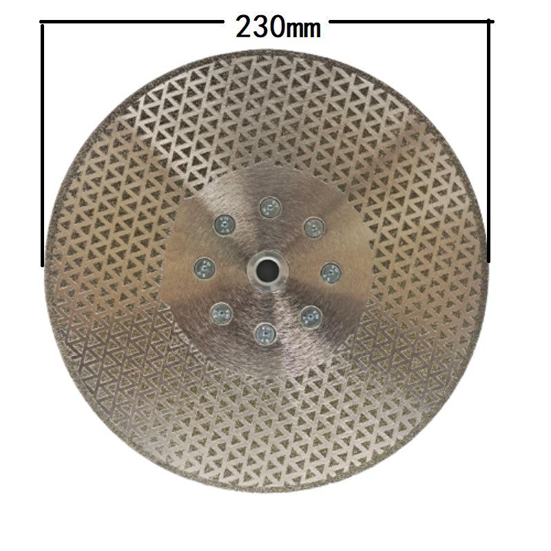 Double-Sided Electroplated Diamond Saw Blade for Marble & Granite with M14 Flange